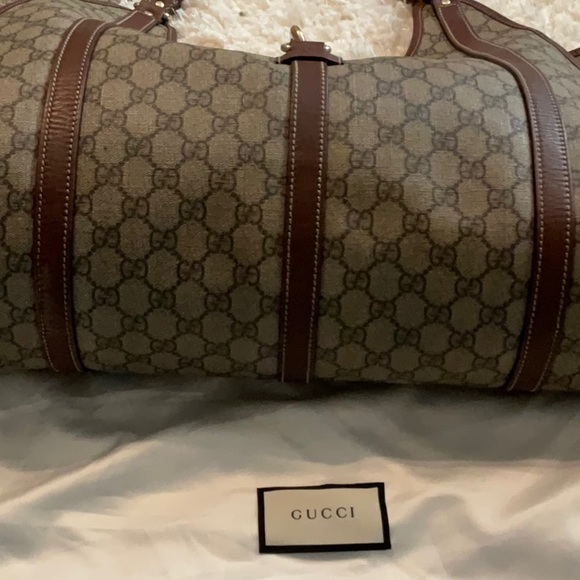 GUCCI MONOGRAM X-LARGE HANDBAG - Picture 2 of 8